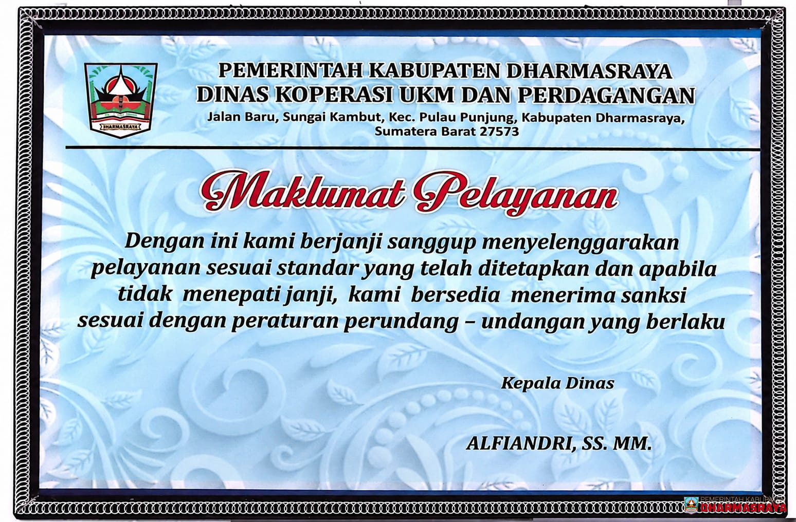 Maklumat Pelayanan